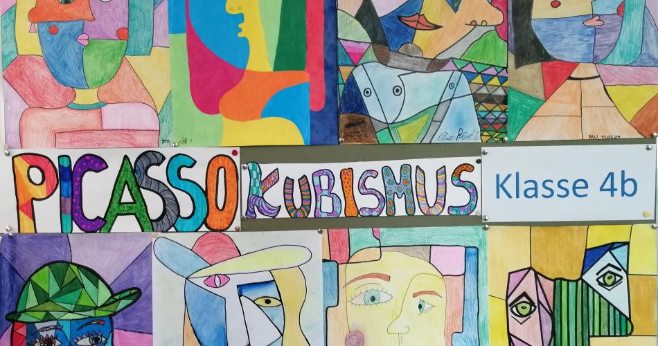 Kubismus Schüler:innen-Zeichnung